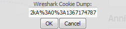 Wireshark Cookie Dump