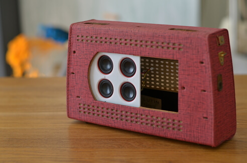 upport de haut-parleurs imprimé en 3D, vue 2